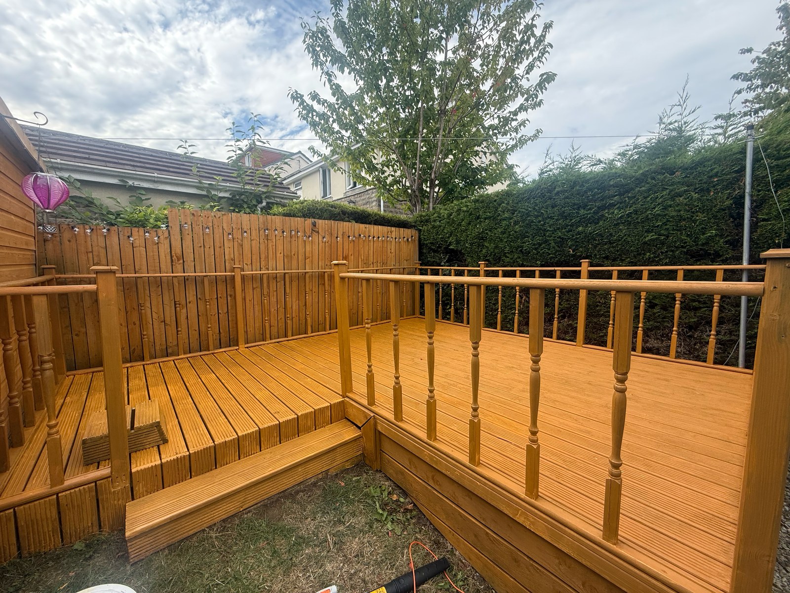 Decking restoration — after