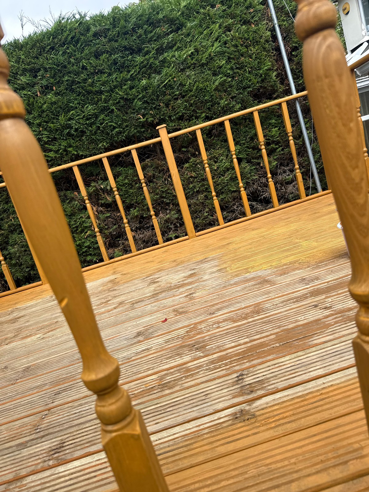 Decking restoration — before